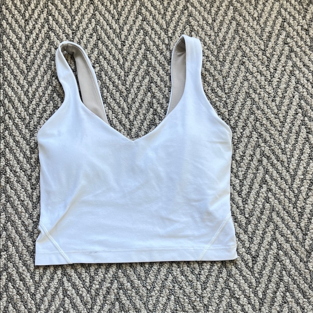 Lululemon White align Tank Top
